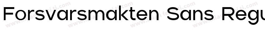 Forsvarsmakten Sans Regular字体转换